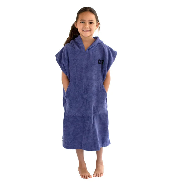 COR Surf Kinder Handtuch Poncho - Weicher, schnell trocknender Bade Poncho aus Mikrofaser, Kapuzenha