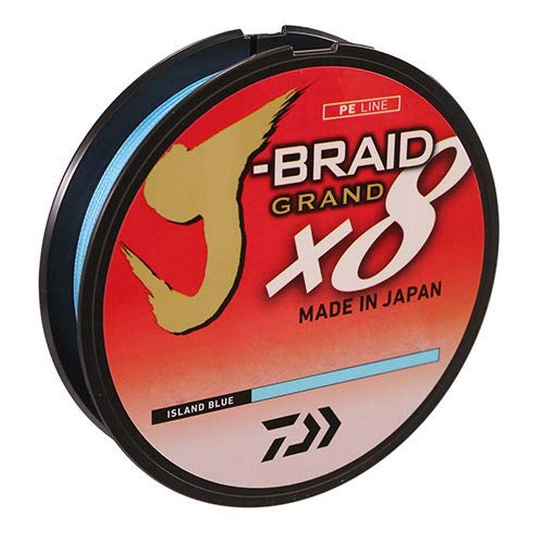 Daiwa J-Braid Grand Spule, 20,3 x 277,7 m 10 Pfund, 300 Yards Blau (Island Blue), 10 Pfund, 300 Yard