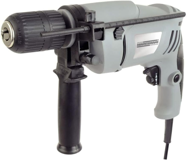 Brüder Mannesmann Schlagbohrmaschine, 650 Watt, mit 13 mm Schnellspannbohrfutter, Rechts-/Links-Lauf