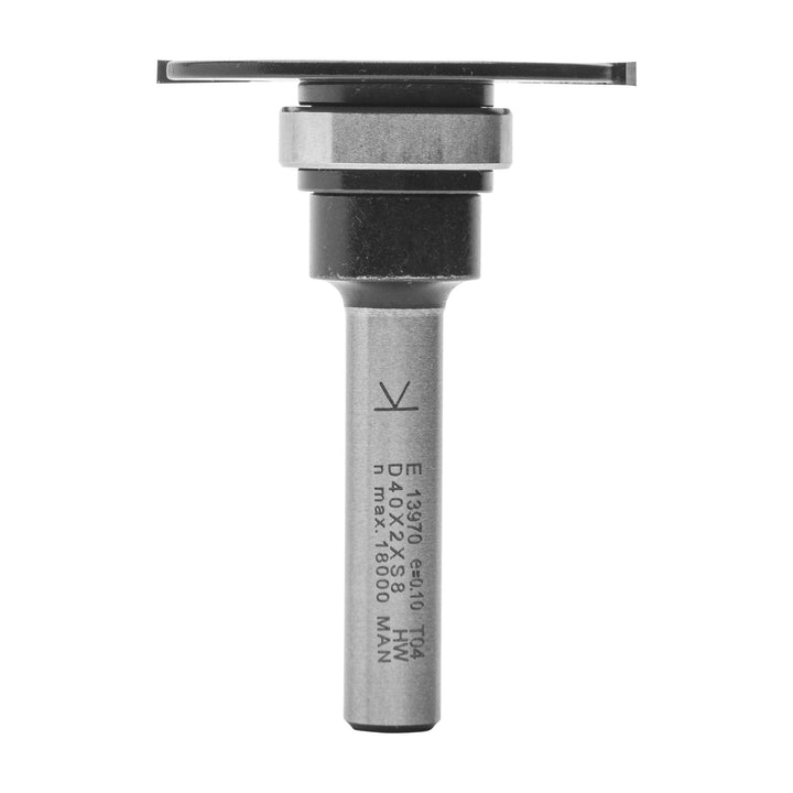 ENT 13970 Scheibennutfräser HW, Schaft (S) 8 mm, Durchmesser (D) 40 mm, NL 2 mm, ØKL 19 mm, T 10,5 m
