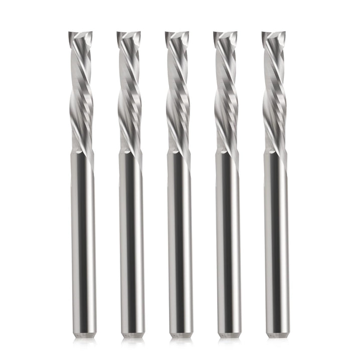 EU_HOZLY 3.175x15mm UP & DOWN Schneiden Sie zwei Flöten Spiral Hartmetallwerk Werkzeugschneider für