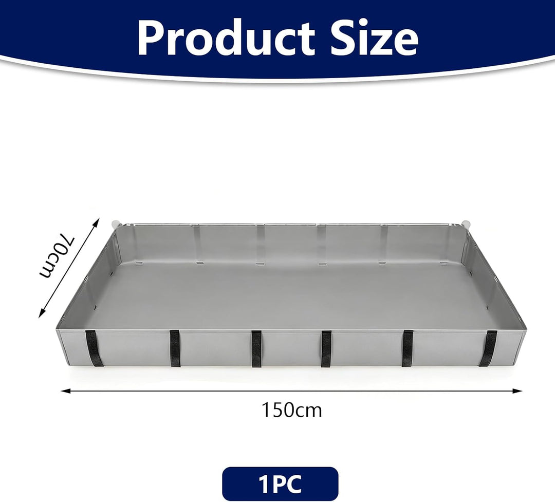 Wasserdicht Haustier Laufgittermatte 150×70×10 cm – Oxford Stoff Käfig Liner, Waschbare Urinmatte, B