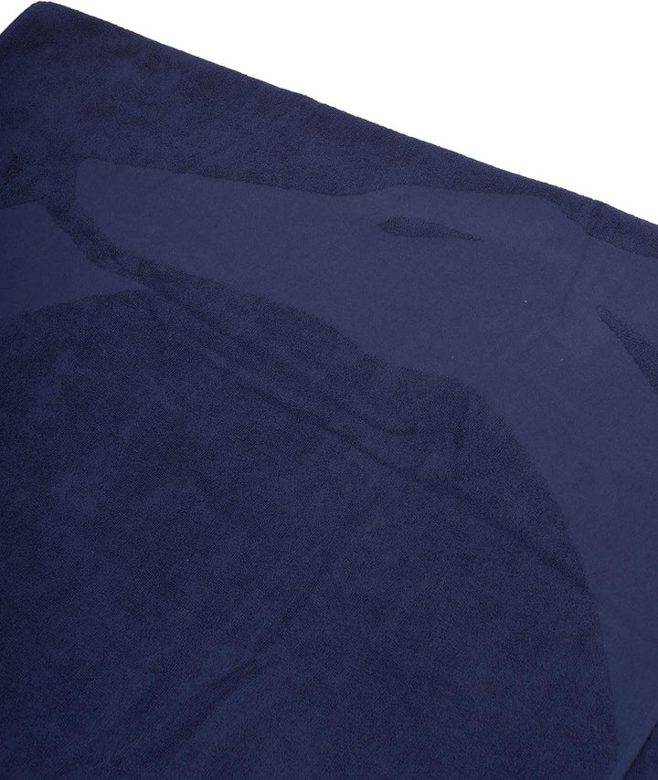 Trussardi Strandtuch für Schwimmbad oder Spa, Baumwollschwammstoff mit Logo, 170 x 90 cm (ungefähr),