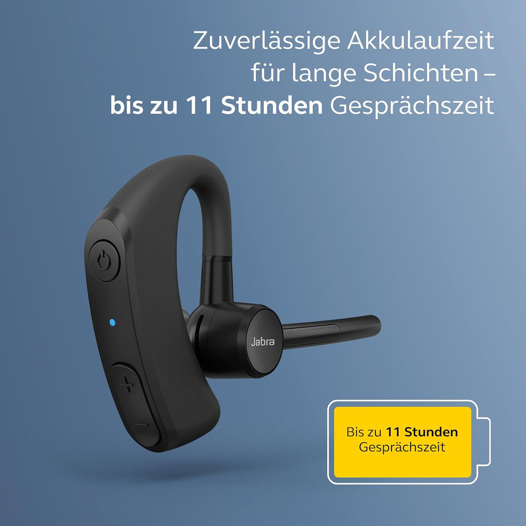Jabra Perform Go 4 Mono Bluetooth Headset, Einohr-Wireless-Headset mit Dual-Mikrofon Geräuschunterdr