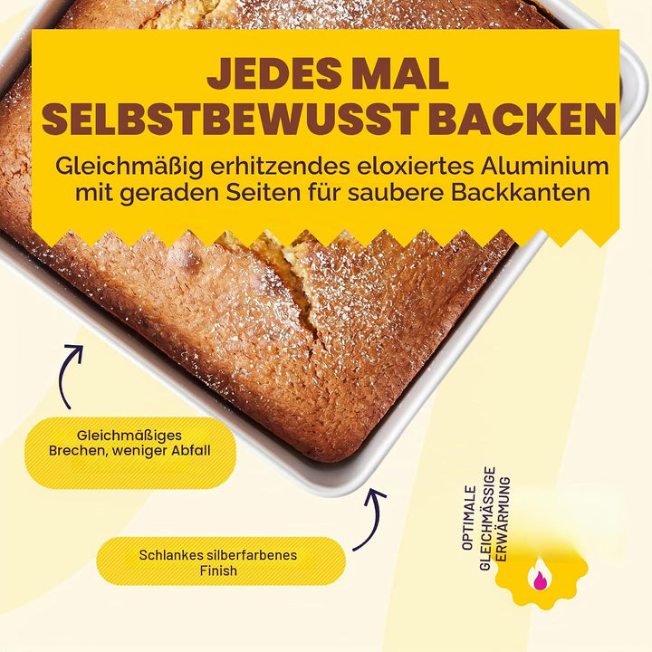 Wilton Performance Pans Quadratische Backform, 25,4 x 5 cm 10 25,4 cm (10 Zoll), Quadrat Pfanne, 10