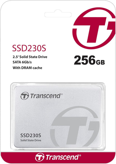 Transcend 256GB SATA III 6Gb/s interne 2.5” SSD (HDD) für Aufrüstung von Desktop-PCs, Laptops, Noteb