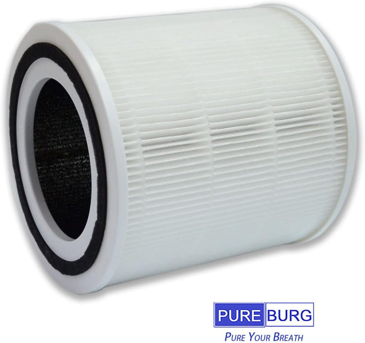 PUREBURG Ersatzfilter kompatibel mit HERILIOS HS-AP005,TaoTronics TT-AP005 Luftreiniger, 2er-Pack H1