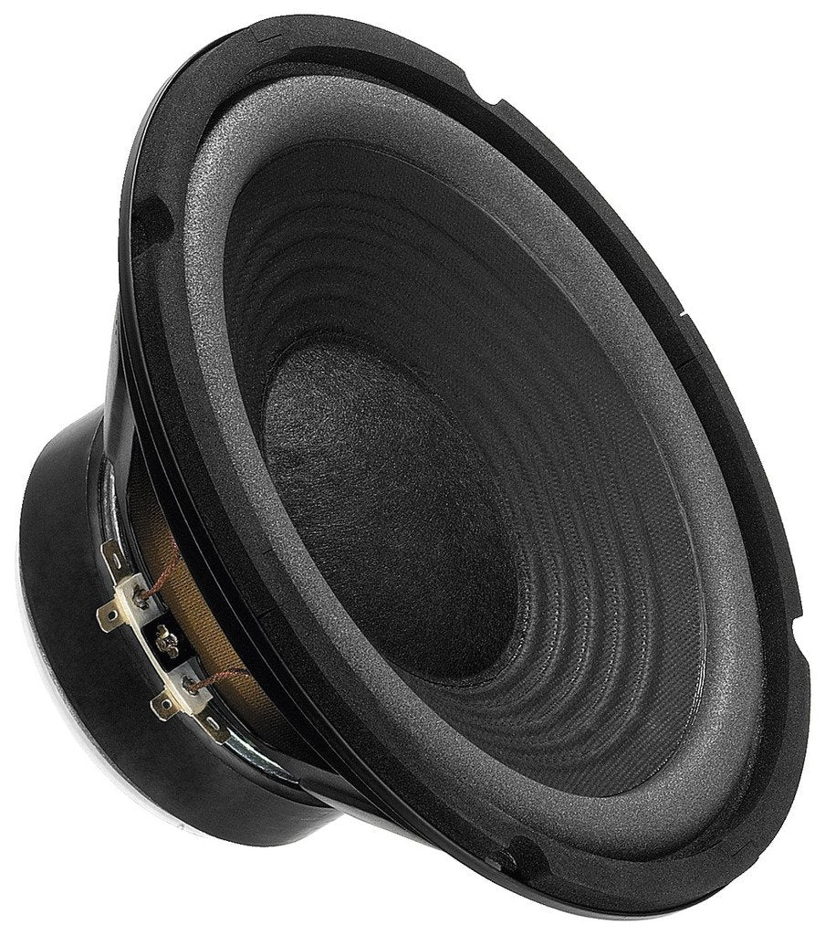 MONACOR SP-202E Hi-Fi Tiefmitteltöner, kompaktes Bass-Chassis in voller Zweiwege-Tauglichkeit bietet