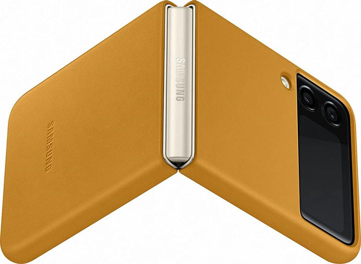 Samsung Leather Cover Smartphone Cover EF-VF711 für das Galaxy Z Flip3 5G, Handy-Hülle, echtes Leder