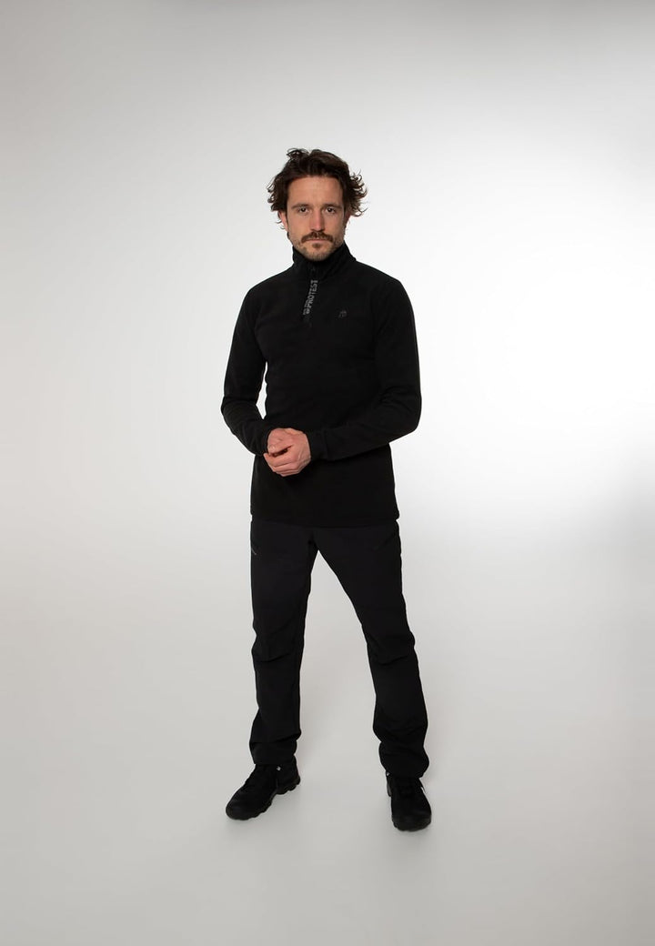 Protest Herren Perfekt fleece XS True Black, XS True Black