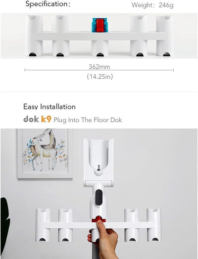 Janjunsi Dock Station Erweiterung Halterung für Digital Slim/Gen5 Detect/V11/V12/V11 Outsize/V15/Out