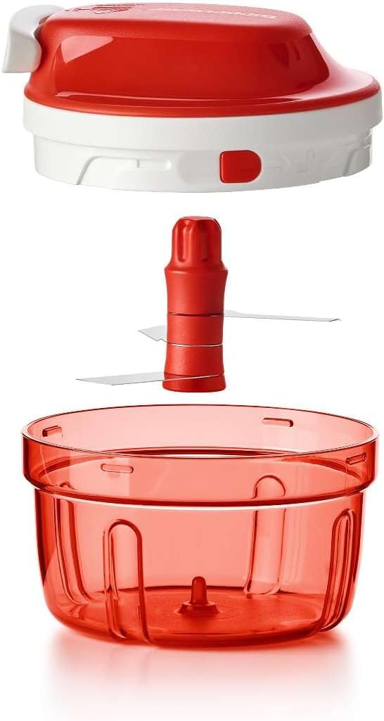 Tupperware SuperSonic Zerkleinerer Mini, 300 ml Fassungsvermögen, manuelle Küchenmaschine – Küchenhe