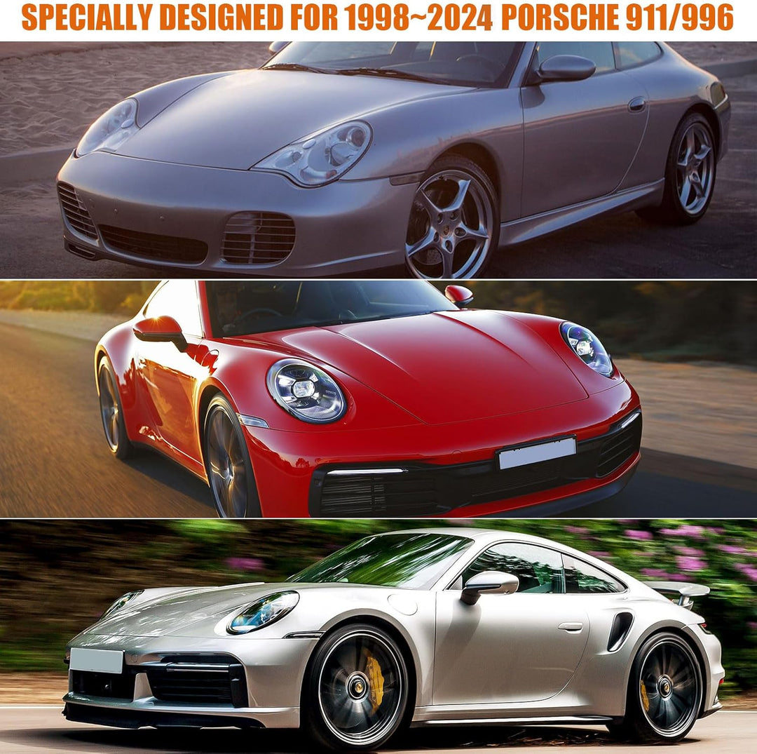 Wasserdicht Autoabdeckung Passend für 1998-2024 Porsche 911 (991/992/996/997-Serie), Vollgarage Auto