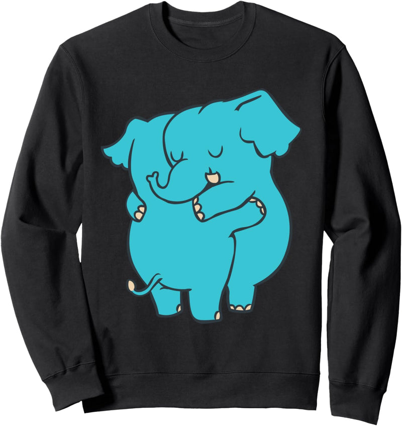 Elephant hugs Sweatshirt