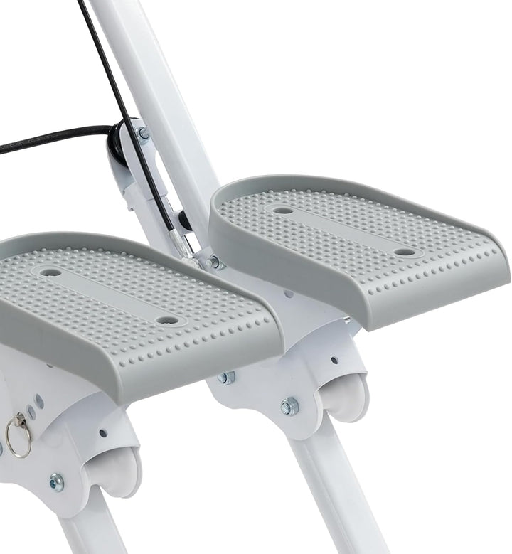 Treppensteiger, Zusammenklappbar Stair Stepper Cardio-Übung mit 3 Gänge Einstellbarer Pedal, Verstel