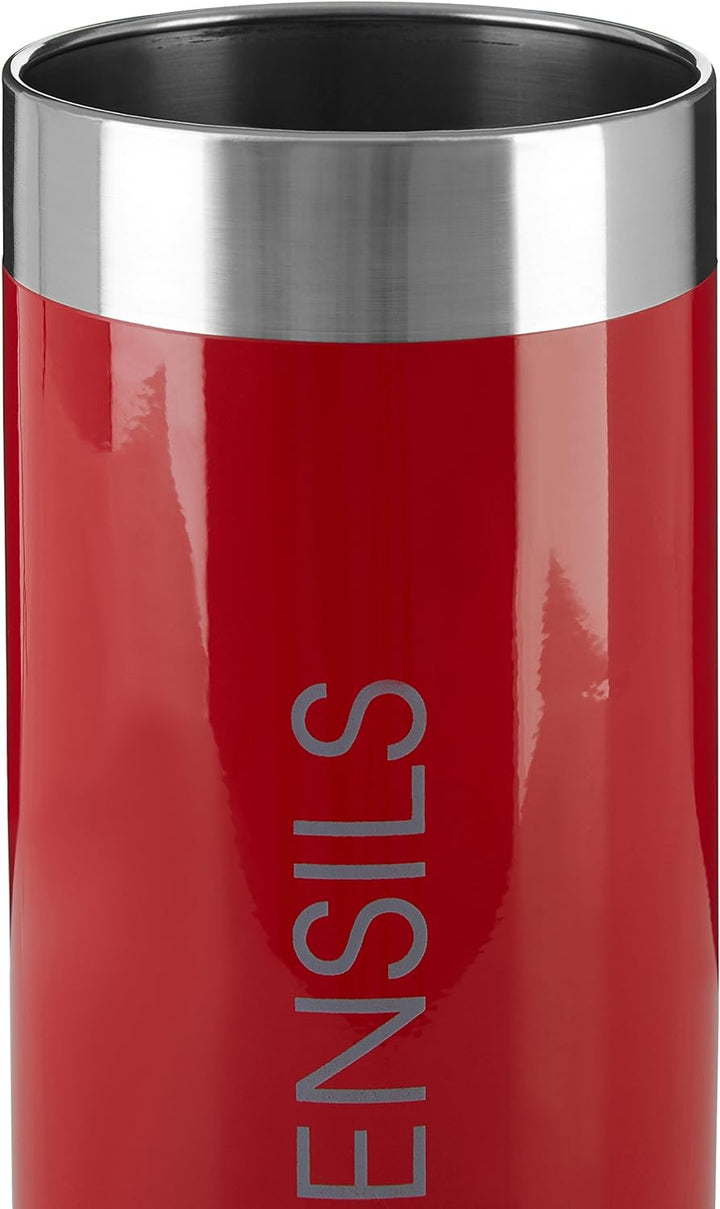 Premier Housewares Utensilienhalter & bdquo Liberty & ldquo rot, Emaille, 10x10x18, Rot