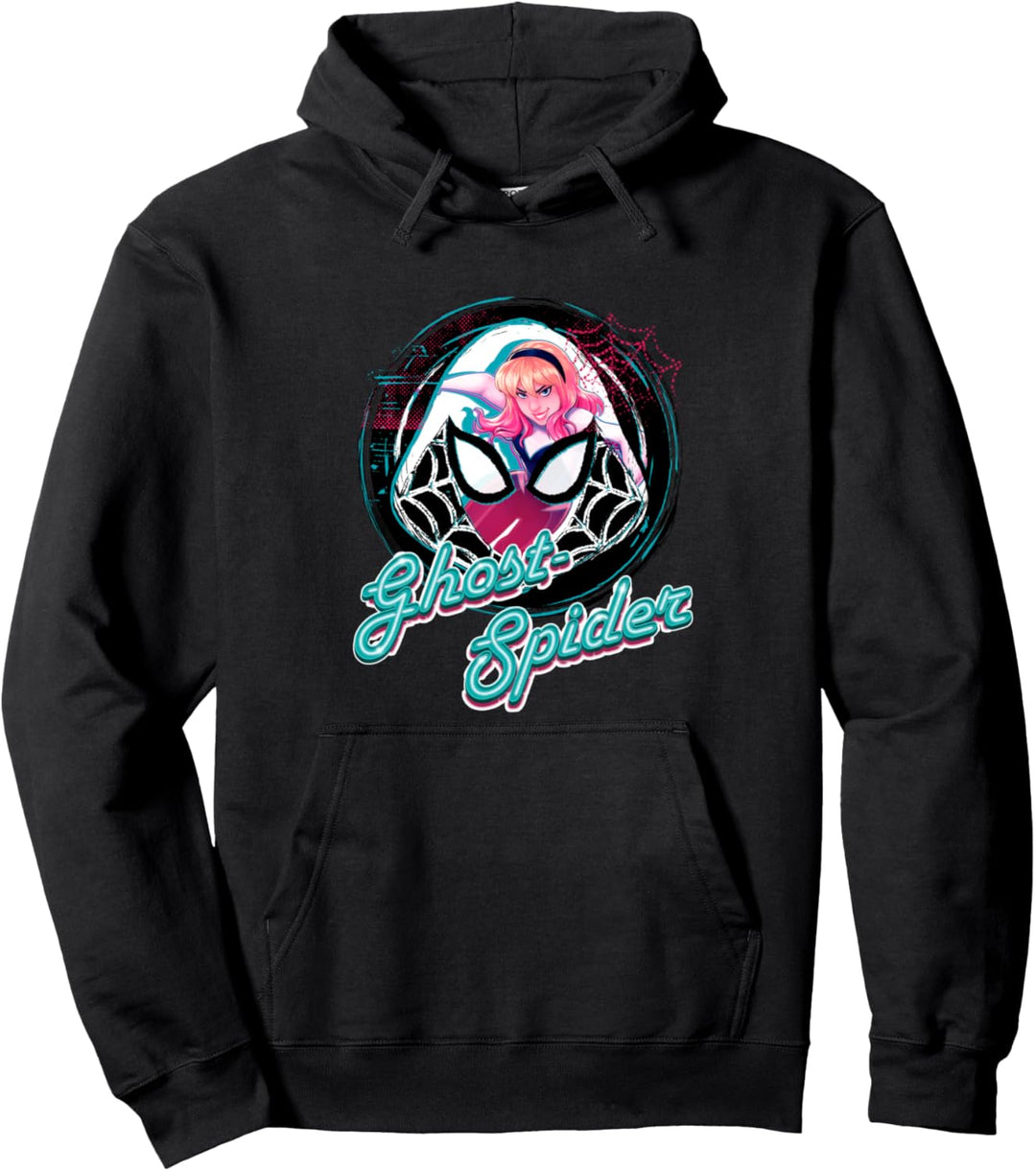 Marvel Rising Secret Warriors Ghost-Spider Logo Fill Pullover Hoodie