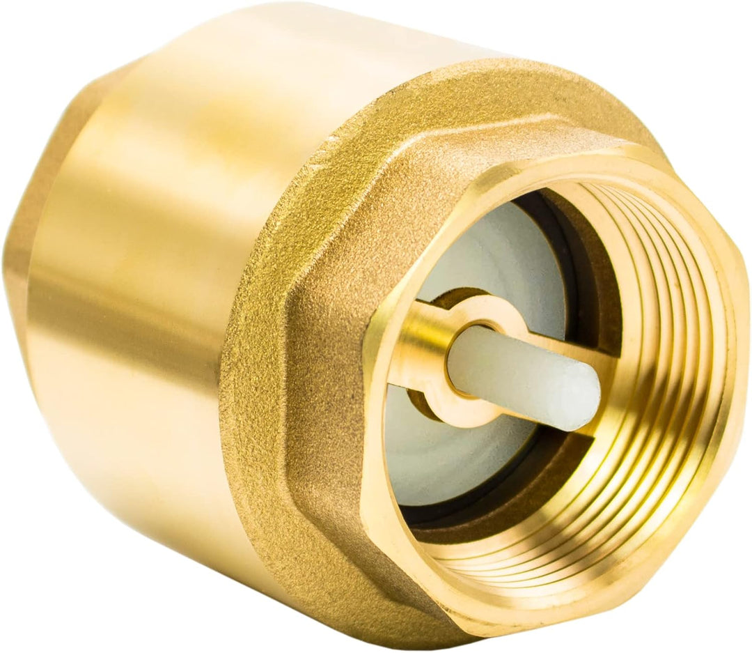 Rückschlagventil Messing Rücklaufventil Innengewinde Ventil Wasser Rückschlagklappe Rückflussverhind