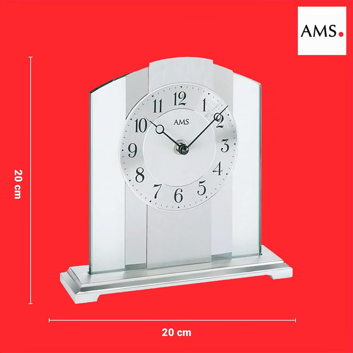 AMS Moderne Tischuhr mit Quartzwerk, batteriebetrieben - Modern Style 1120