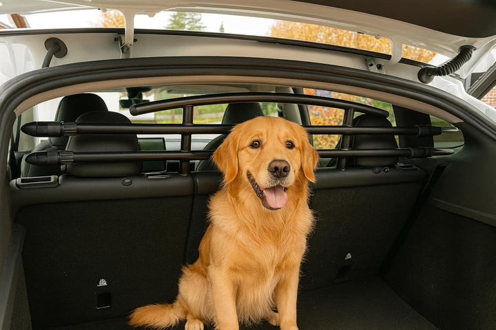 Electric Rebels Hundegitter/Transportgitter – kompatibel mit Tesla Model Y (auch Juniper) – stufenlo