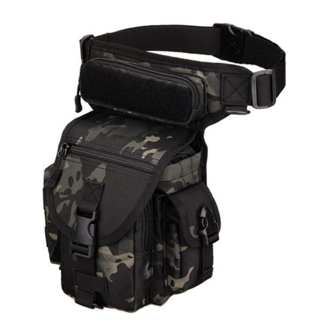 Huntvp Taktisch Beintasche Militär Beinbeutel MOLLE Hüfttasche Sport Tactical Leg Bag Armee Beintasc