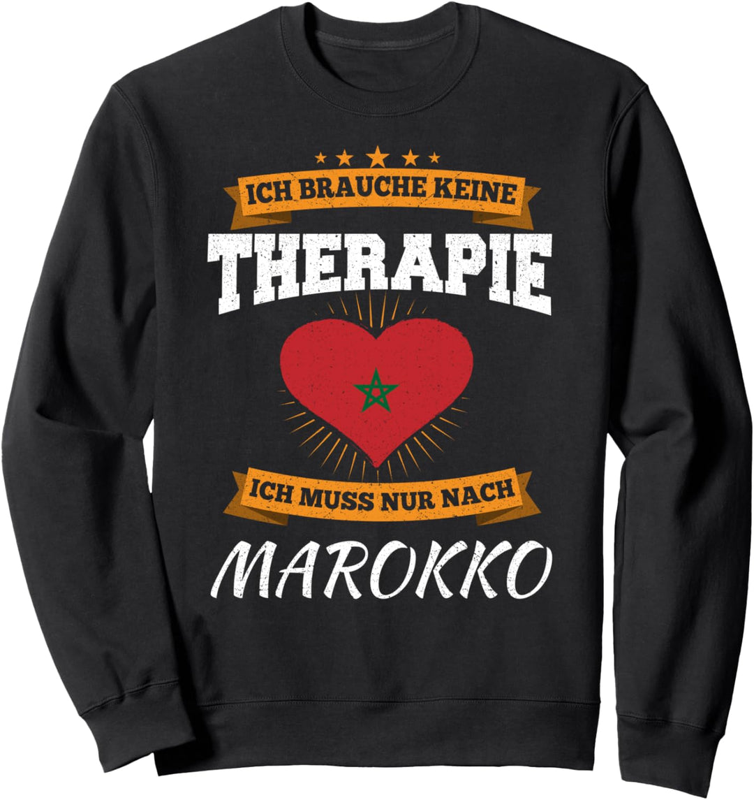 Marokkanische Flagge I Marokko Urlaub I Marokko Sweatshirt