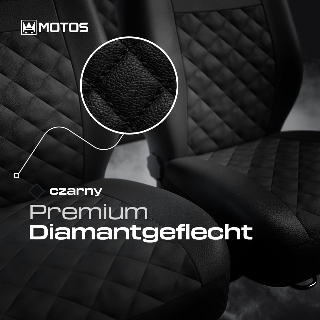 MOTOS Universal-Sitzbezüge Auto für Skoda Kodiaq Autositzbezüge mit aktivem Airbag-System, dreilagig