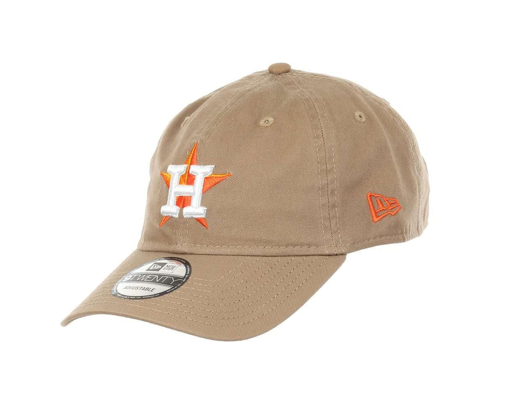 New Era 9Twenty Cap MLB Basecap Baseball Verstellbar Kappe 920-Astros-Khaki#30946 Einheitsgrösse, 92