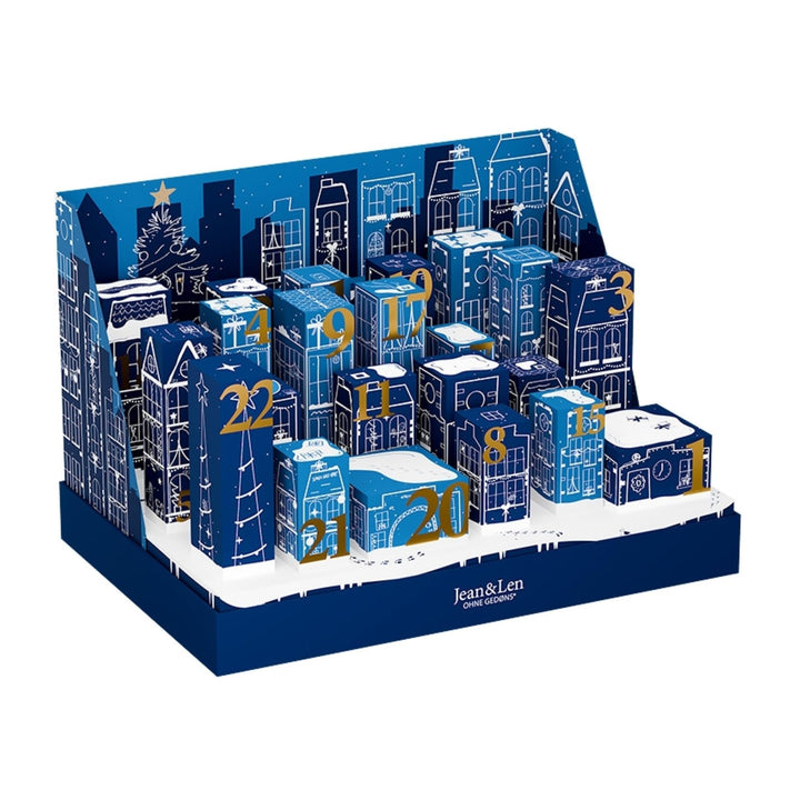 Jean & Len Adventskalender 2025, weihnachtliche 3D DIY-Szenerie, inklusive zwei Rosemary & Ginger De