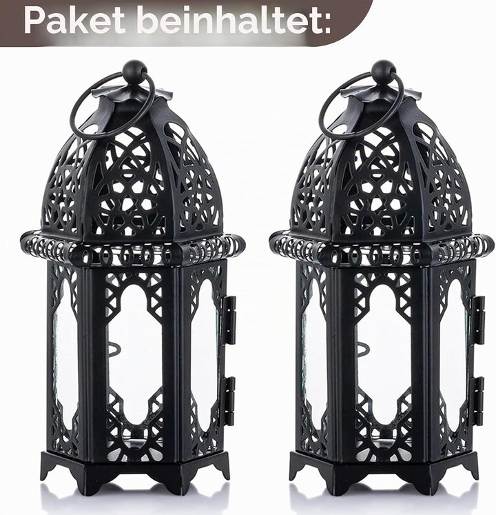 Nuptio 2 Stücke Metall Teelichthalter Kleine Grösse Hochzeit Mittelstücke Transparente Glas Hängende