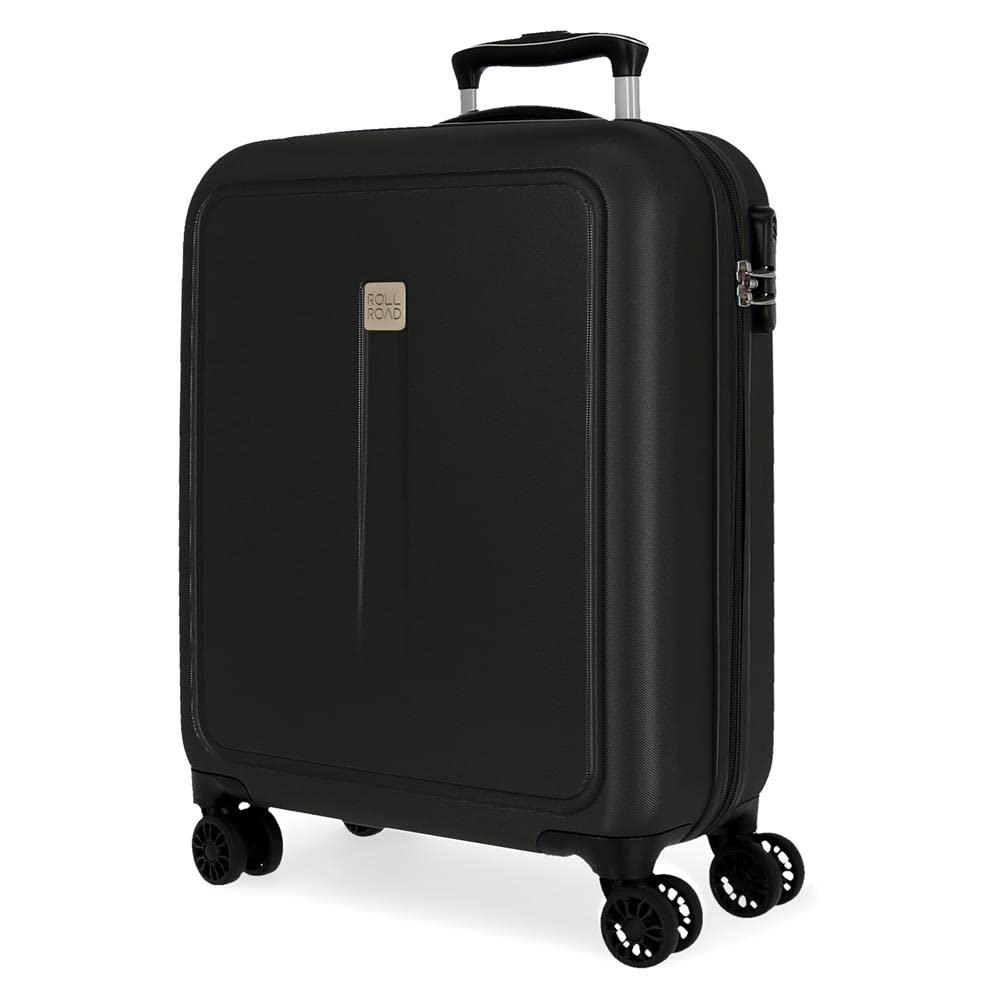 Roll Road Camboya Kabinentrolley, Schwarz, 40 x 55 x 20 cm, Hartplastik, seitlicher Kombinationsvers