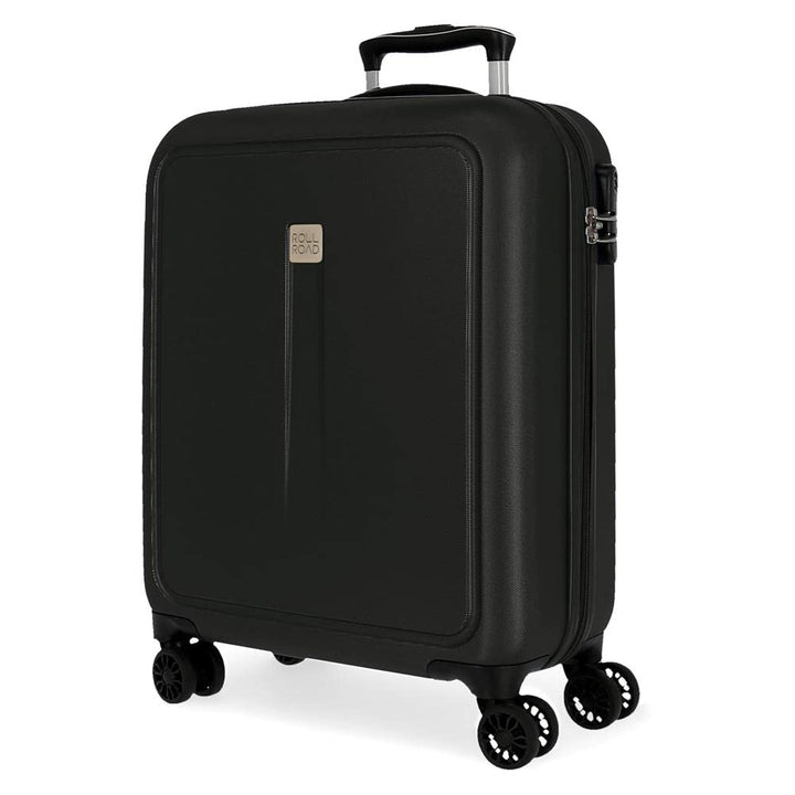 Roll Road Camboya Kabinentrolley, Schwarz, 40 x 55 x 20 cm, Hartplastik, seitlicher Kombinationsvers