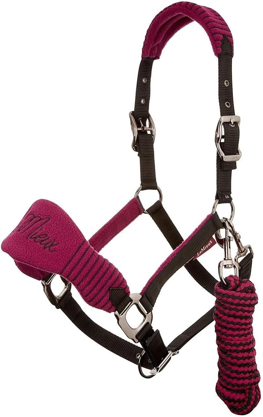 LeMieux Vogue Fleece Headcollar and Leadrope Halfter