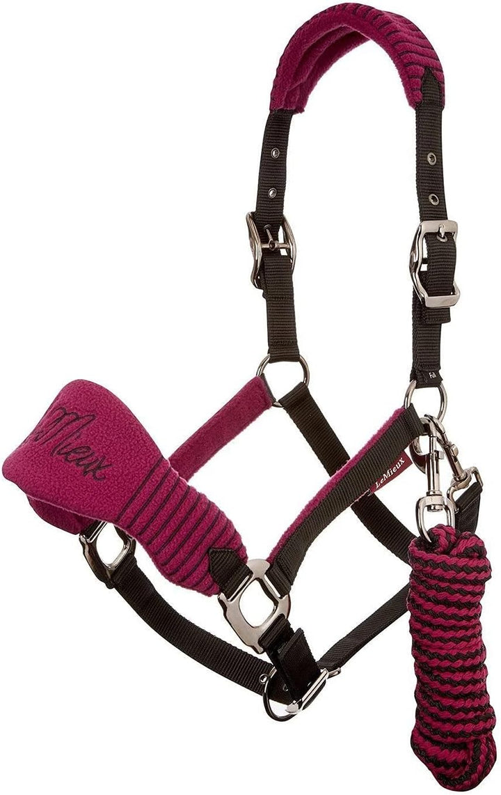 LeMieux Vogue Fleece Headcollar and Leadrope Halfter