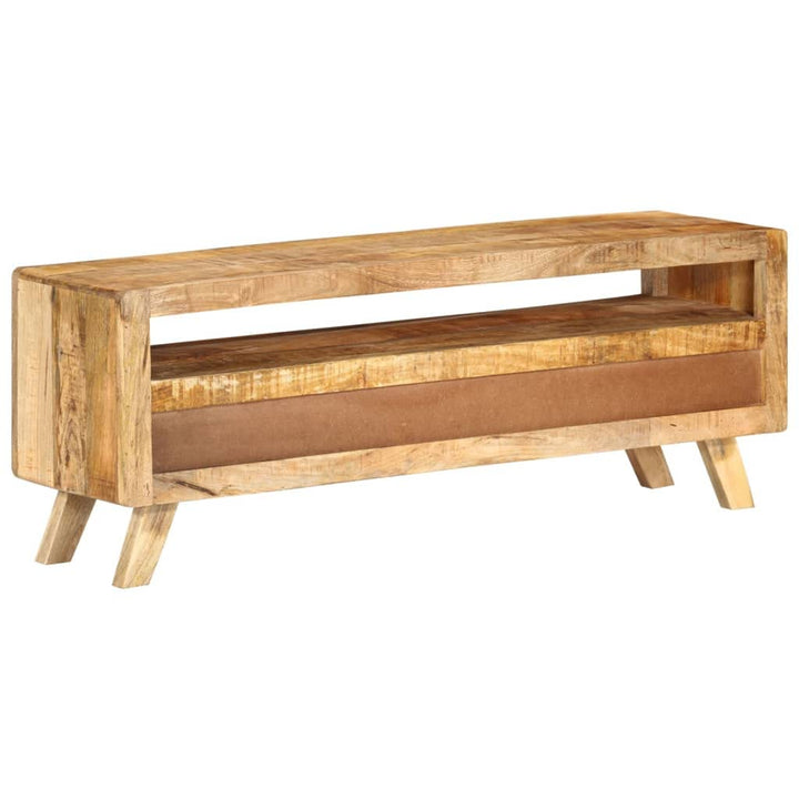 vidaXL Massivholz Mango TV Schrank 3 Schubladen 1 Ablage Lowboard TV Möbel Tisch Board Sideboard Fer