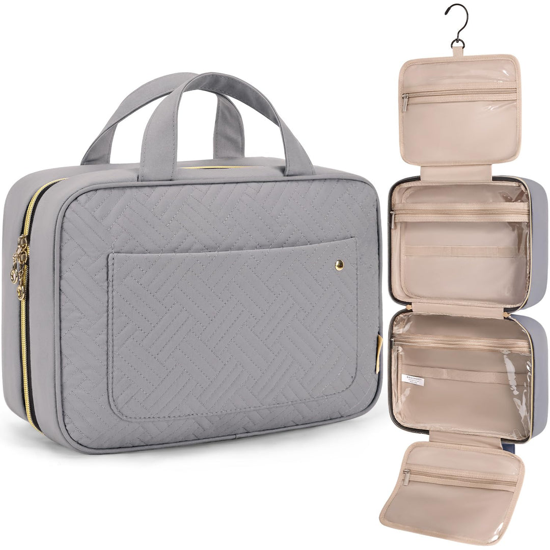 BAGSMART Kulturbeutel kulturtasche Damen, Kulturtasche zum Aufhängen, Toiletry Bag Kosmetiktasche Re