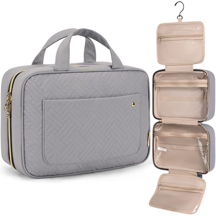 BAGSMART Kulturbeutel kulturtasche Damen, Kulturtasche zum Aufhängen, Toiletry Bag Kosmetiktasche Re