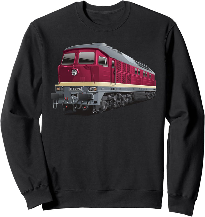 Ludmilla Modellbahn Eisenbahn Diesel-Lok BR 132 BR 232 Sweatshirt