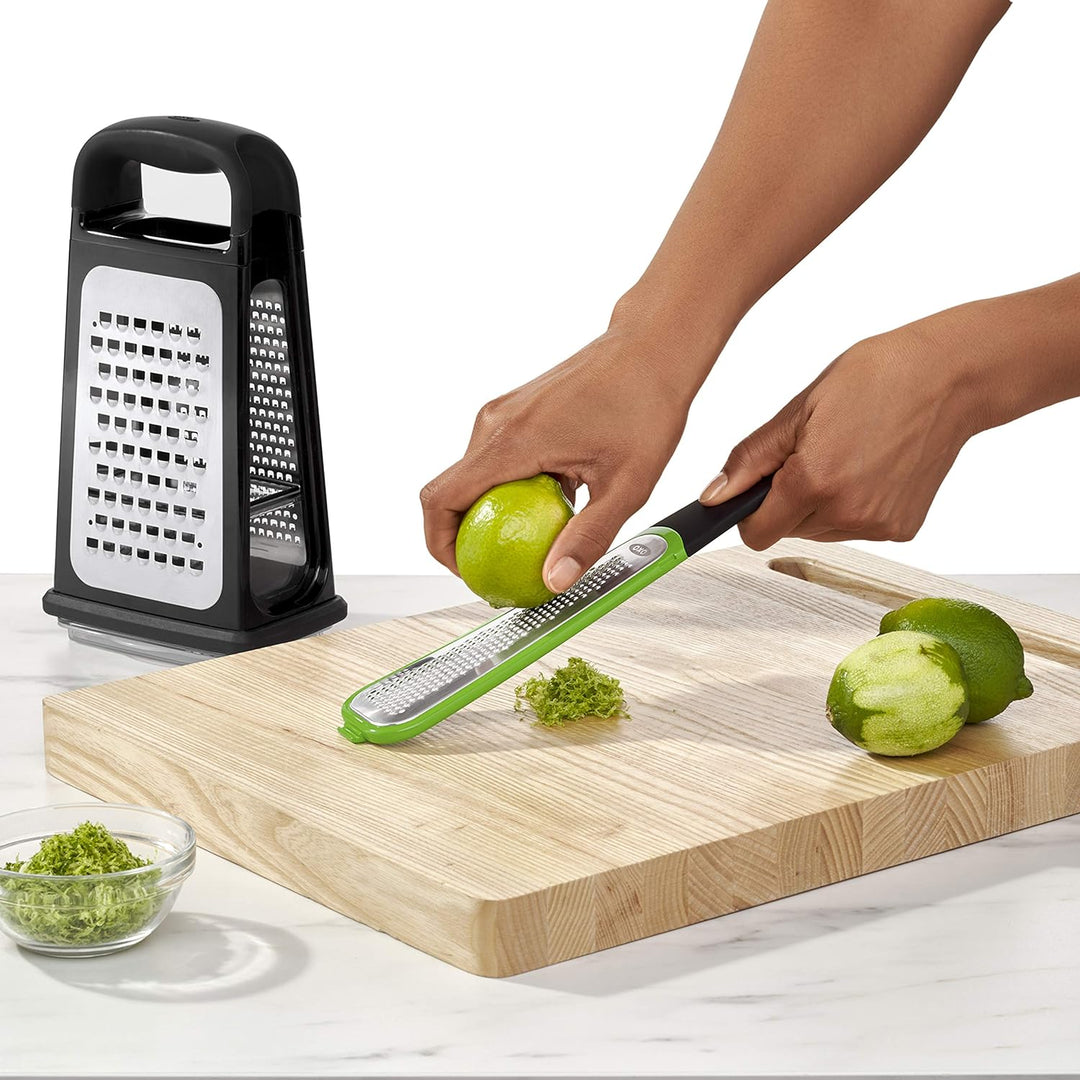 OXO GG BOX GRATER WITH REMOVABLE ZESTER Box Grater with Zester, Box Grater with Zester