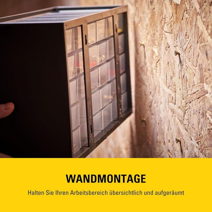 Stanley Kleinteilemagazin / Sortimentskasten (36.5x15.5x22.5cm, mit 30 Schubladen, bruchfester Kunst