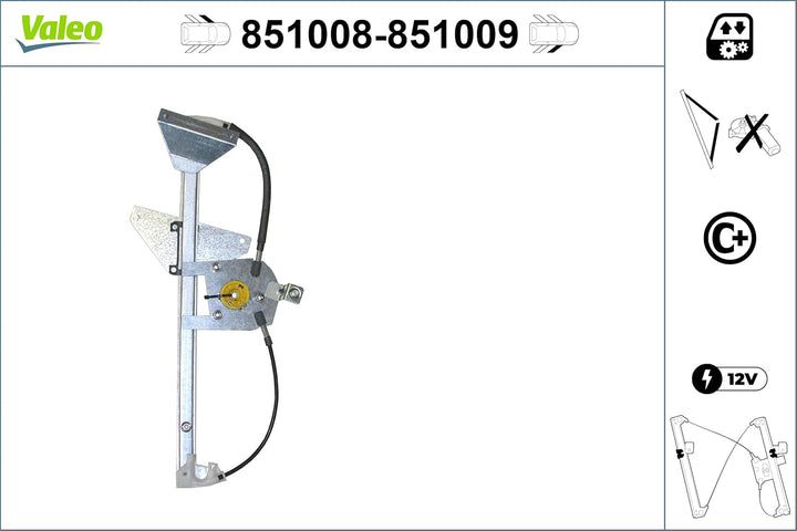 Valeo Fensterheber 851008