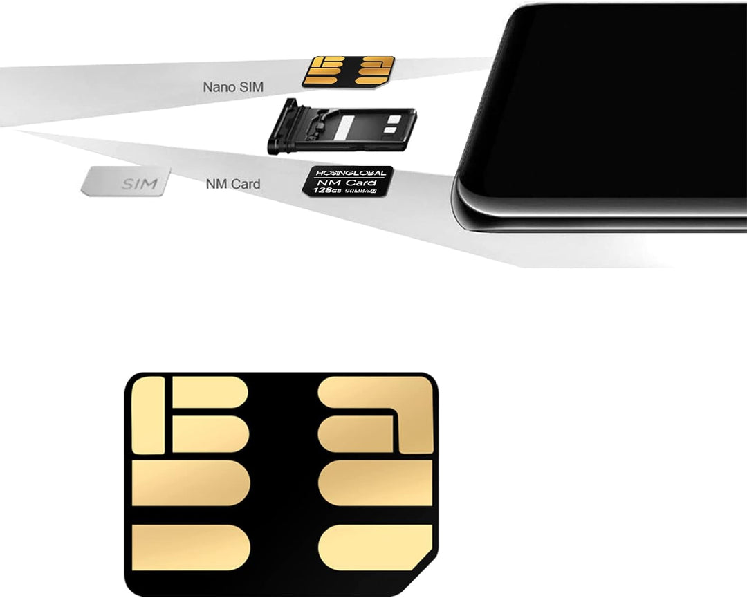NM-Speicherkarte 128GB 90MB/S Nano-Speicherkarte Nano-Karte Nur für Huawei P30/P40/P50-Serie/Mate20-