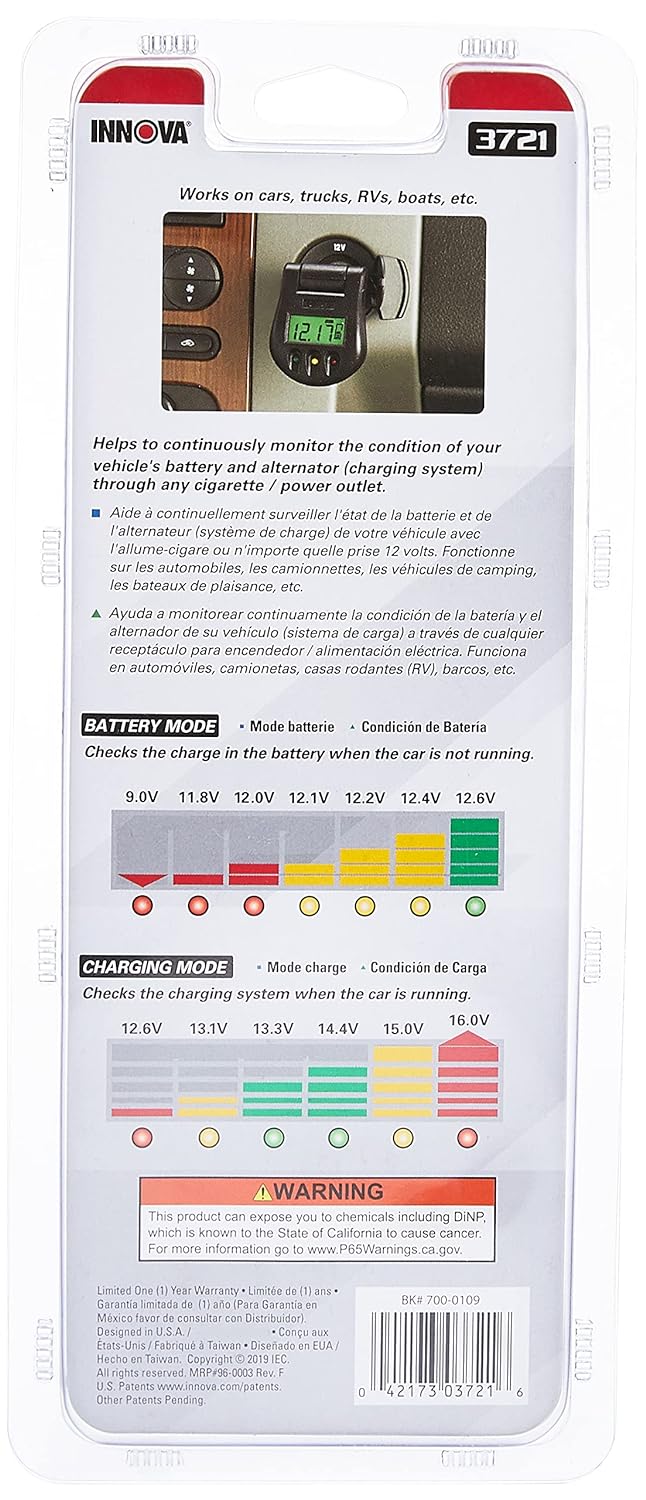 Innova Batterie- und Ladesystem-Monitor Limitierte Auflage, Limitierte Auflage