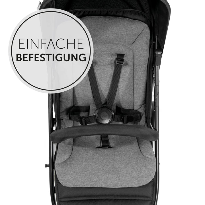 hauck Universal Sitzauflage für Buggys Kinderwagen & Fahrradanhängern aus Atmungsaktiver, Weicher Ba