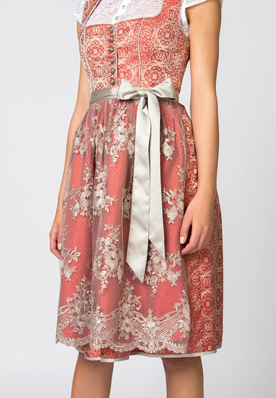 Stockerpoint Damen Dirndl Odina Kleid für besondere Anlässe 30 Rot, 30 Rot