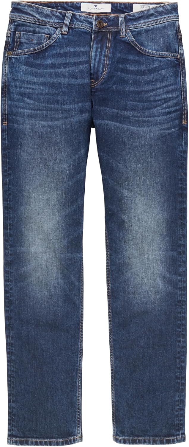 TOM TAILOR Herren Jeans 10622022 Josh Regular Slim 28W / 30L 10281 - Mid Stone Wash Denim, 28W / 30L