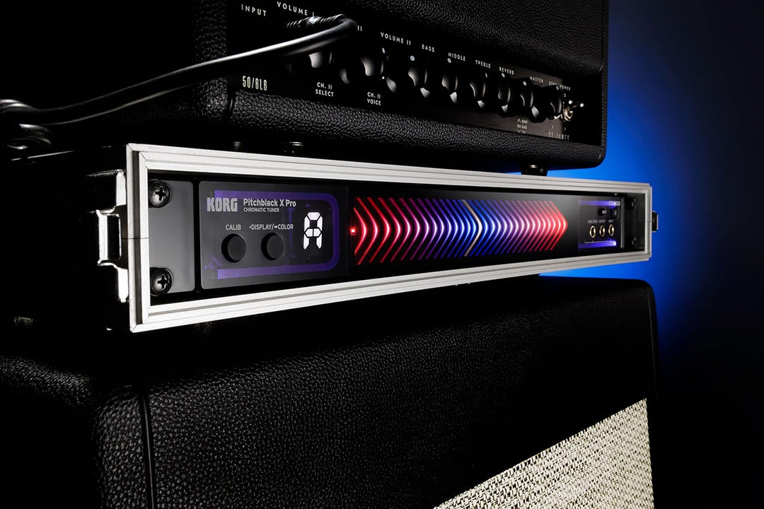KORG Stimmgerät, Rack-Tuner, Pitchblack X Pro, schwarz