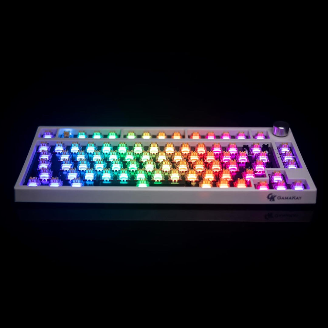 GK GAMAKAY Linear Silent-Schalter mit LED Diffuser für Mechanischer Tastatur, 3 Pin Pre-lubed Switch