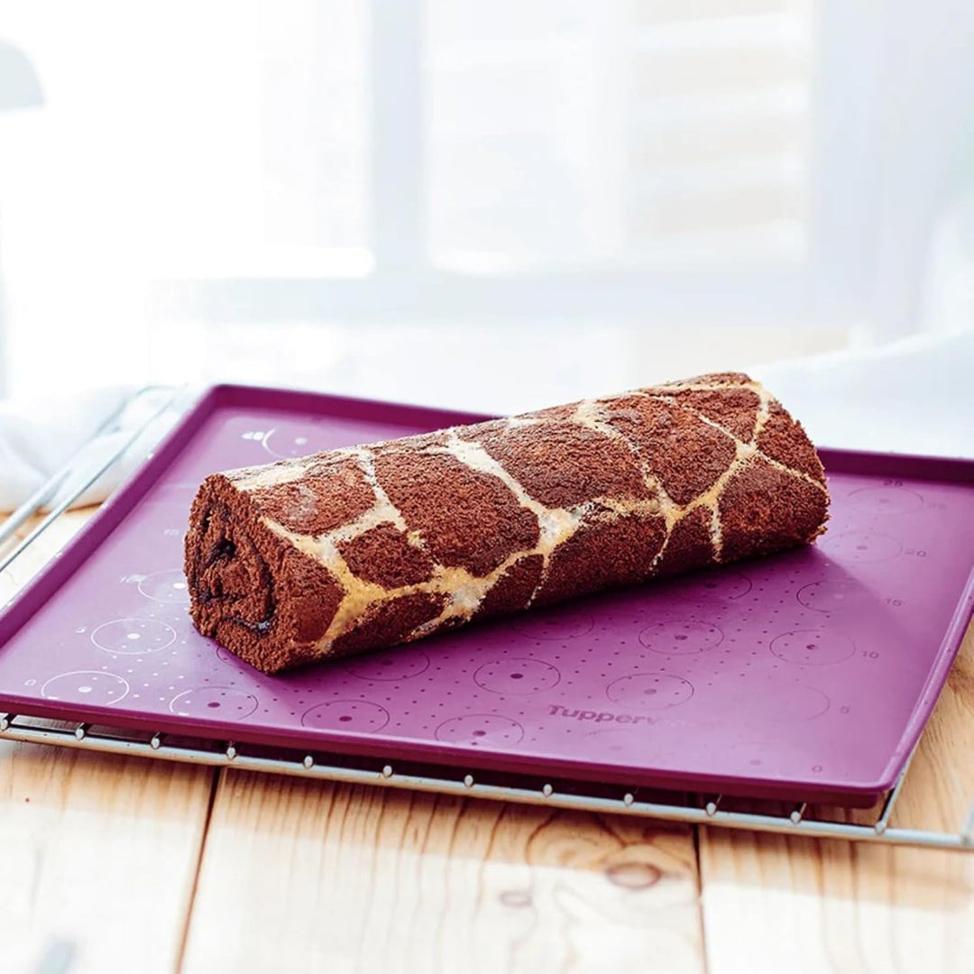 TUPPERWARE Backen Silikon Backunterlage lila Dauer-Backunterlage Teig Easyplus