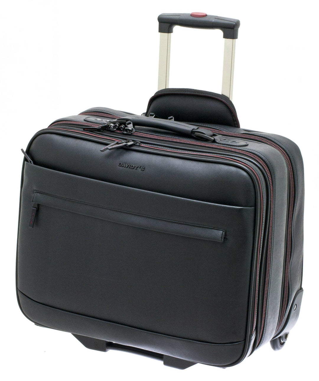 Aktenkoffer Pilotenkoffer Trolley Schwarz 46 cm Davidts